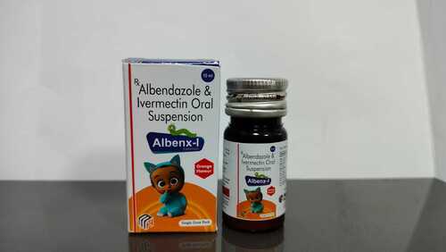 Albendazole I.P. 200mg + Ivermectin I.P. 3mg SUSPENSION