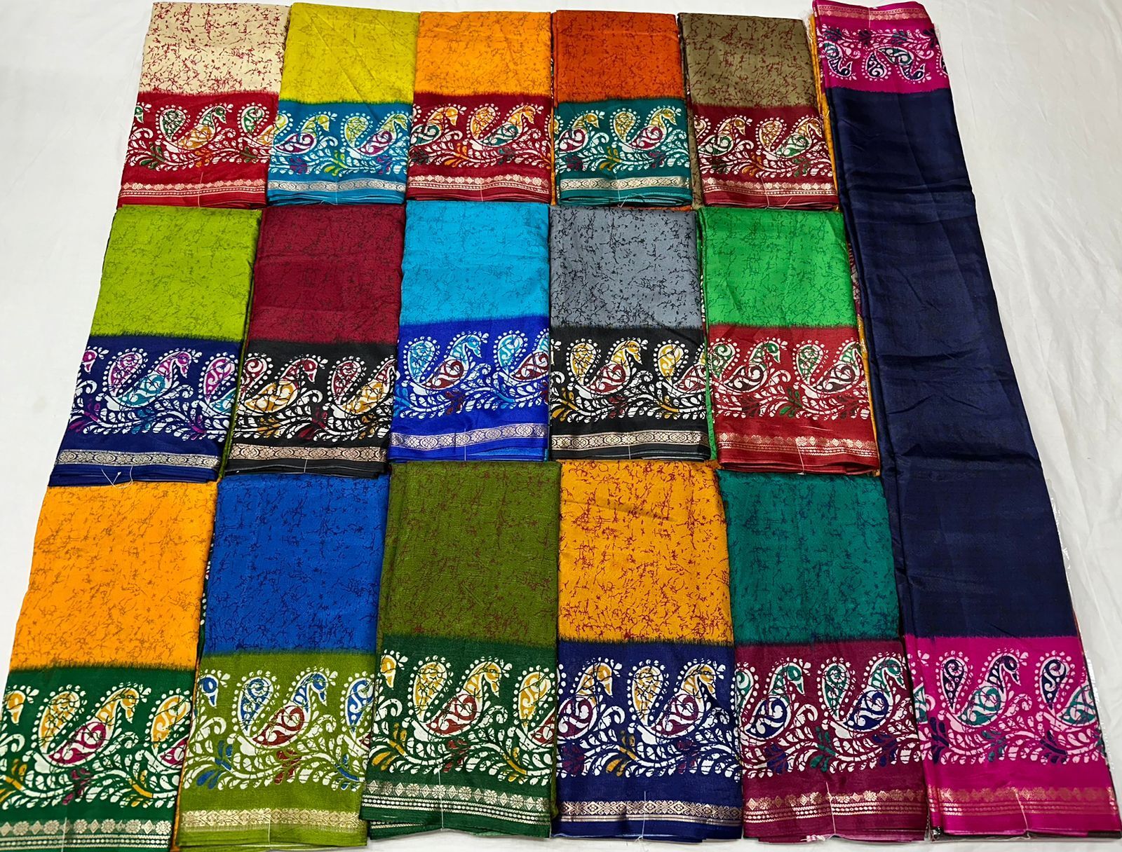 Uniform Malgudi Silk Saree