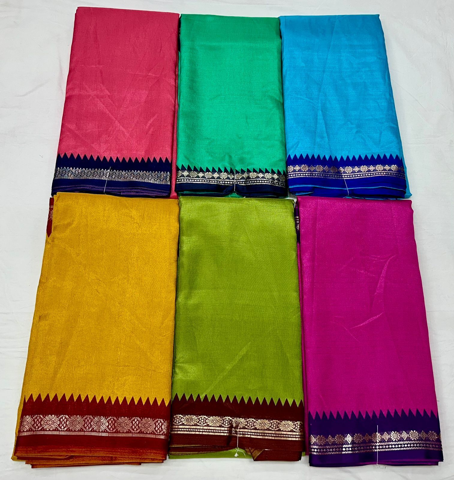 Uniform Malgudi Silk Saree