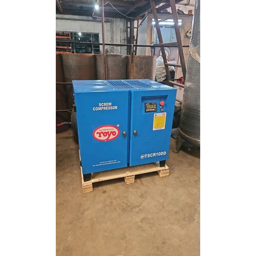 10Hp Base Mounted Screw Compressors Tscr 10 Dd - Color: Blue