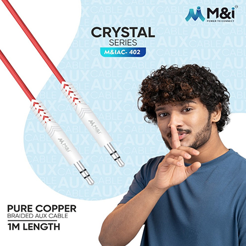 M-IAC-402 Crystal Series Aux Cable