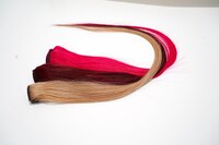 Top Quality Blonde Natural Straight Human Hair Machine Weft Extensions