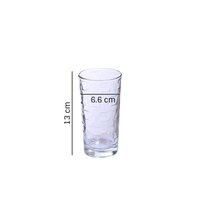 Uniglass Kyvos Water Juice Glass Set 250ml Set of 6 pcs