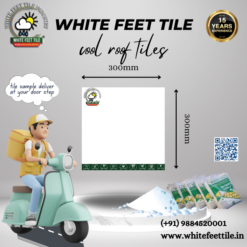 white feet - cool roof tiles - silver plus