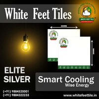 white feet - cool roof tiles - silver plus