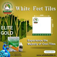 white feet - cool roof tiles - silver plus