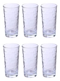Uniglass Kyvos Water Juice Glass Set 250ml Set of 6 pcs