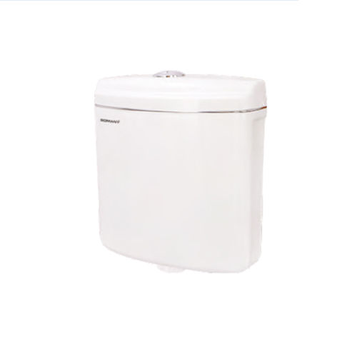 Dolphin Dual Flush Pp Cistern - Color: White