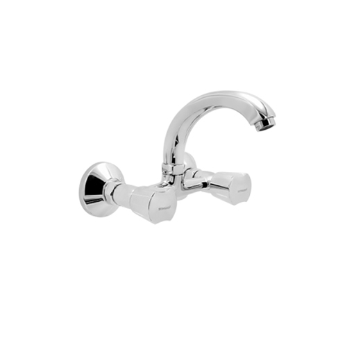 Sink Mixer With Swinging Spout Wall Mounted