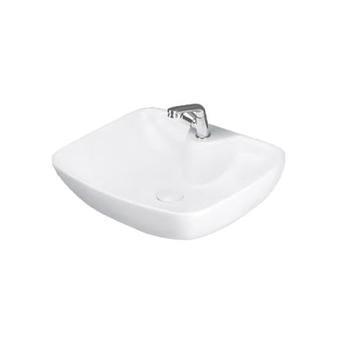 Aqua Wall Hung Basin - Color: White