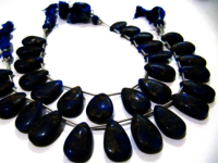 Blue Lapis Oyster Copper Turquoise Pear Shape10x16To12x20mm Strand 8''