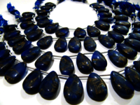 Blue Lapis Oyster Copper Turquoise Pear Shape10x16To12x20mm Strand 8''