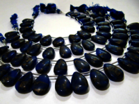 Blue Lapis Oyster Copper Turquoise Pear Shape10x16To12x20mm Strand 8''