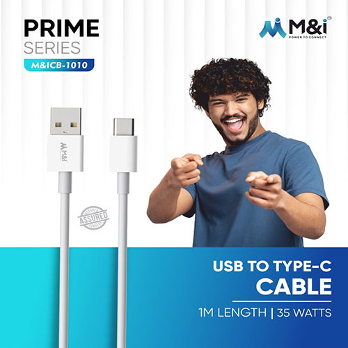 M-Icb-1010 Prime Series 35W Fast Usb Cable - Body Material: Plastic