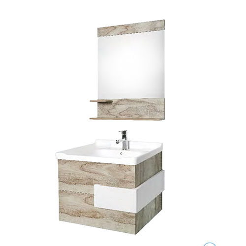 24inch Flame Mirror With Shelf Cabinet - Color: Silver