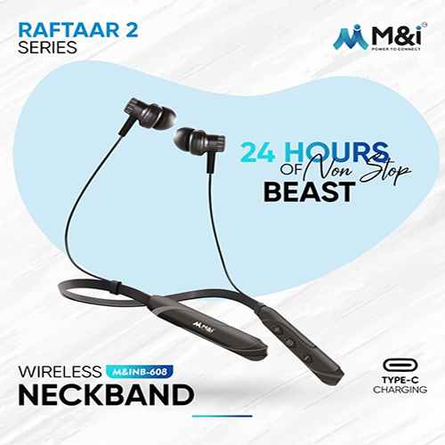 M-INB-608 Raftaar 2 Series Wireless Neckband