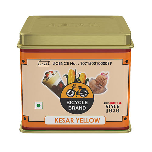 100 Gm Kesar Yellow Food Colour - Physical Form: Powder