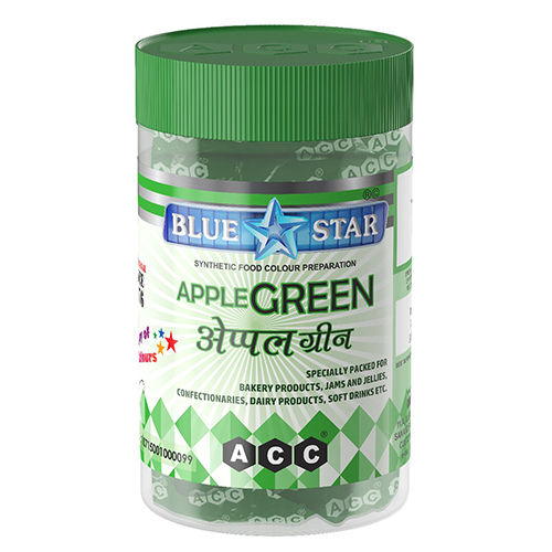 100 Gm Apple Green Synthetic Food Colour - Physical Form: Powder