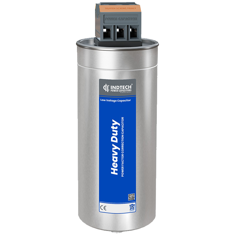 Power Factor Capacitors Heavy Duty Cylindrical Type - Color: White