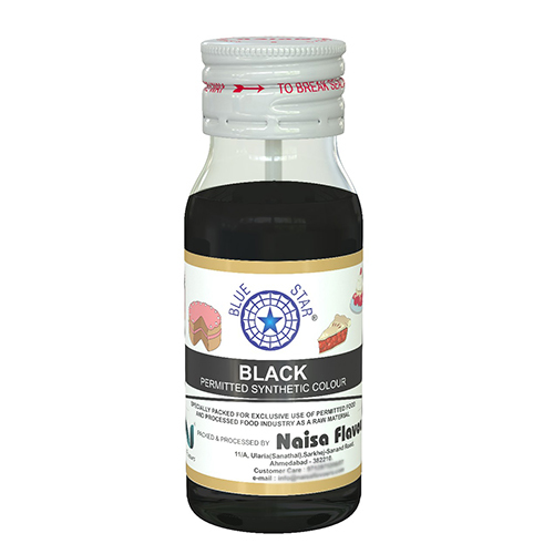 20 ML Black Permitted Synthetic Liquid Colour