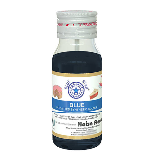 20 ML Blue Permitted Synthetic Liquid Colour