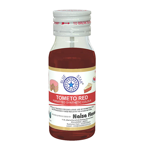 20 ML Tomato Red Permitted Synthetic Liquid Colour