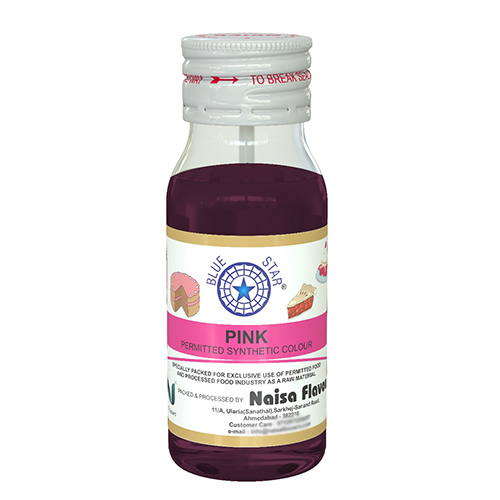 20 ML Pink Permitted Synthetic Liquid Colour