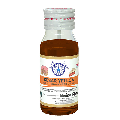 20 ML Keasr Yellow Permitted Synthetic Liquid Colour