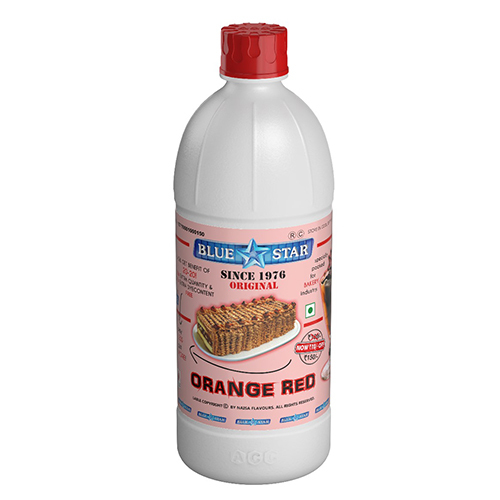 500 ML Orange Red Liquid Colour