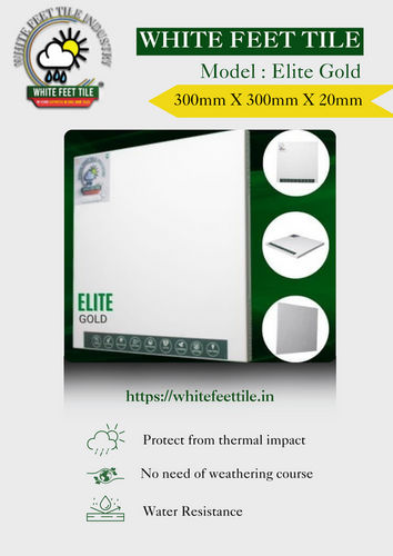 white feet - cool roof tiles - Elite gold