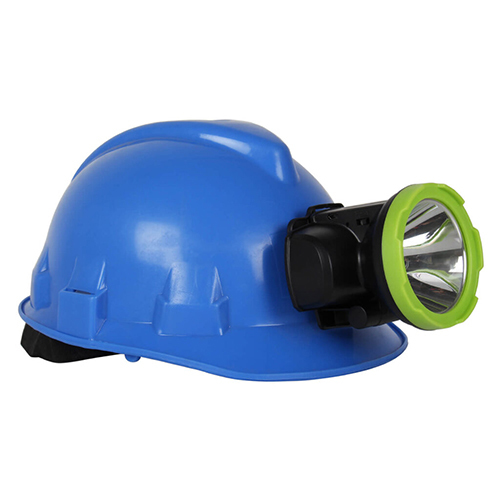 Unisex PP Safety Helmet With Head Lamp