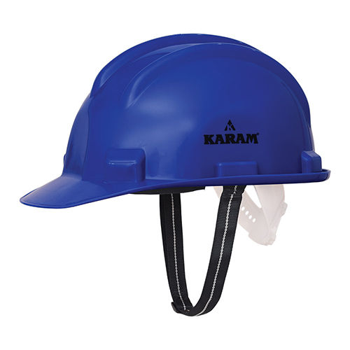 Nape Type Adjustment Safety Helmet With Protective Peak - Color: Blue