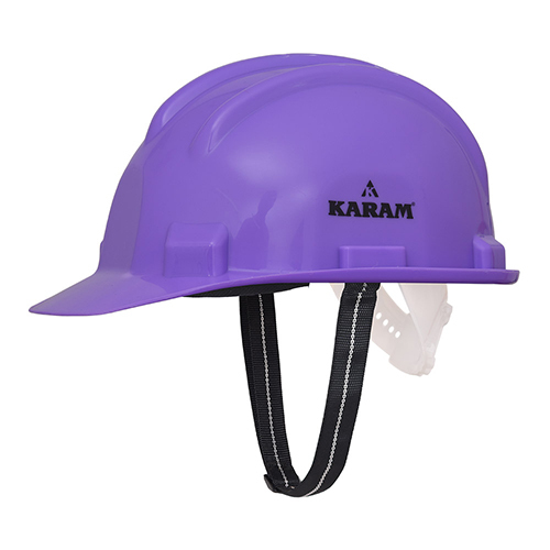 Nape Type Adjustment Safety Helmet With Protective Peak