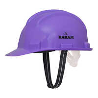 Nape Type Adjustment Safety Helmet With Protective Peak