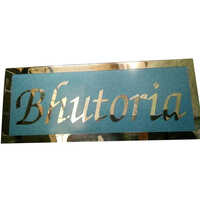 Steel And Brass Name Plates - Color: Different Available