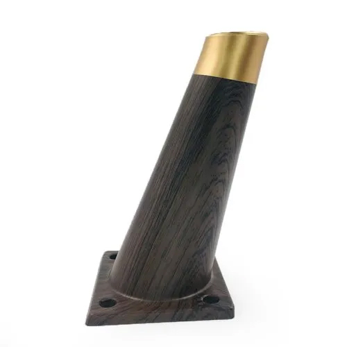6inch Tapered ABS Sofa Leg With Gold Tip