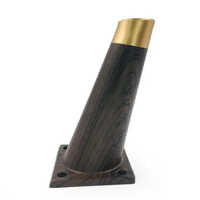 6inch Tapered ABS Sofa Leg With Gold Tip