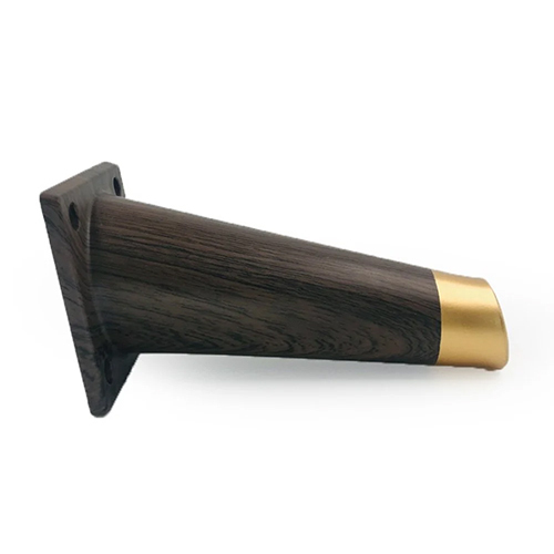 6inch Tapered ABS Sofa Leg With Gold Tip