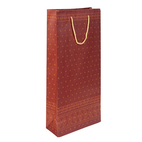 9.5x1x4inch Designer Brown Bag