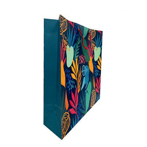 17X13.8X5Inch Designer Paper Bag - Color: Multicolor