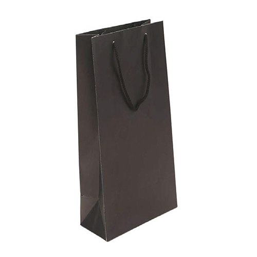 8x11x3.8inch Plain Black Bag