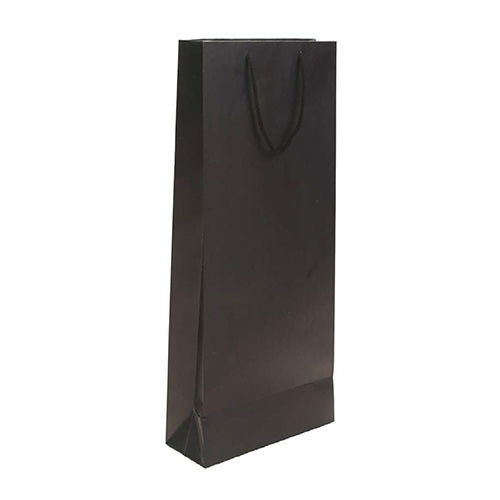 10x15x3.5inch Plain Black Bag