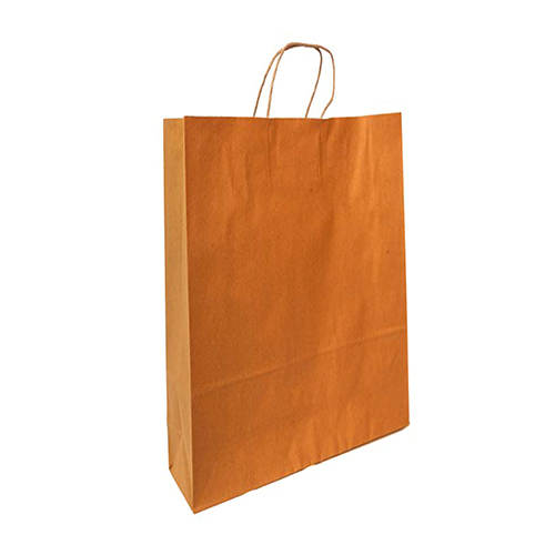 15x12x4inch Plain Brown Bag