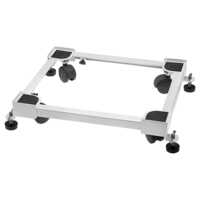 Washing Machine Stand - Metal, Standard Size | White Finish For Enhanced Stability And Durability In Laundry Spaces