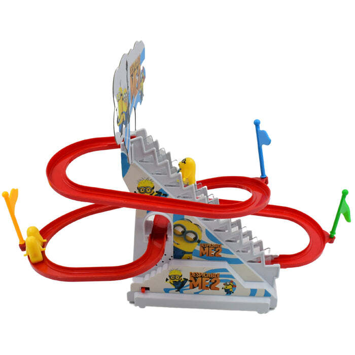 Ducks Climb Stairs Toy Roller Coaster, Electric Duck Chasing Race Track Set, Fun Duck Stair Climbing Toy With Flashing Lights Music And 3 Ducks, Small Ducks Climbing Toys 4480