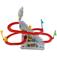 Ducks Climb Stairs Toy Roller Coaster, Electric Duck Chasing Race Track Set, Fun Duck Stair Climbing Toy With Flashing Lights Music And 3 Ducks, Small Ducks Climbing Toys 4480