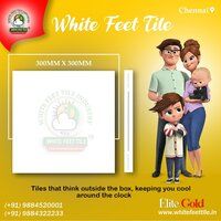 white feet - cool roof tiles - Heat Resistance Tiles