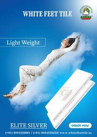 white feet - cool roof tiles - solar reflective tiles