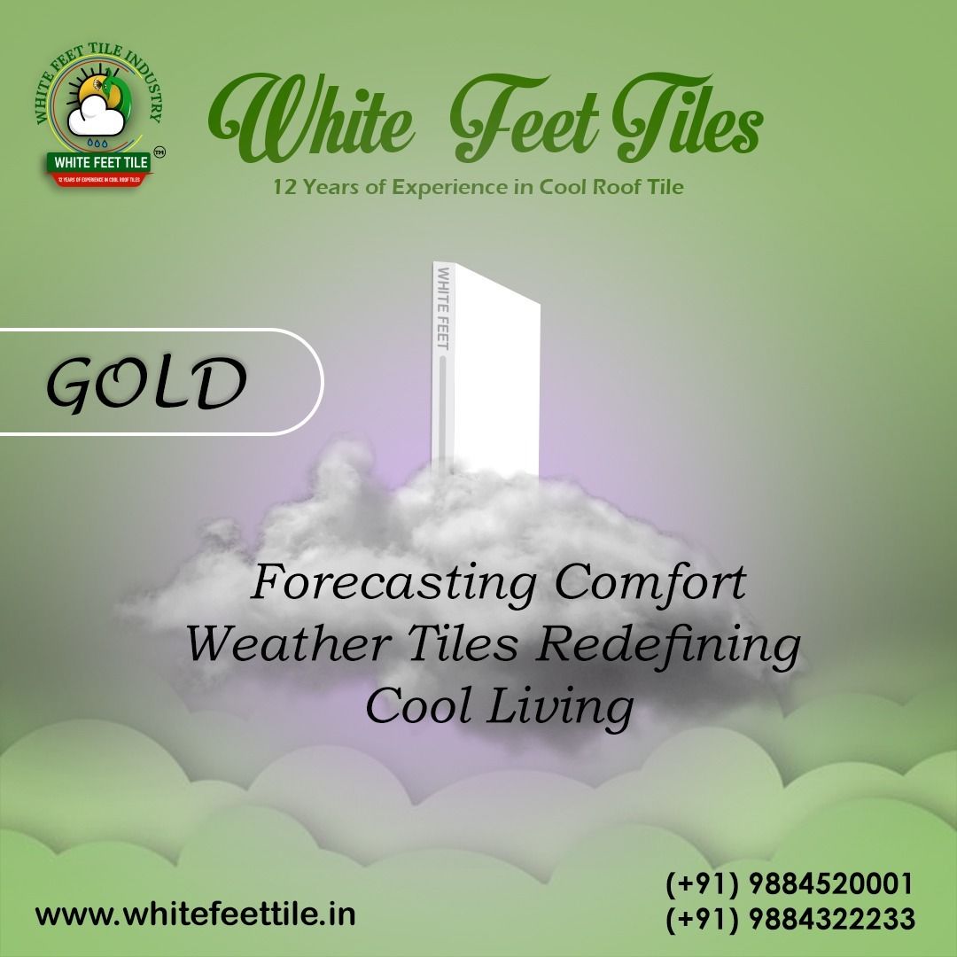 white feet - cool roof tiles - cooling terrace tiles