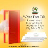 white feet - cool roof tiles - cooling terrace tiles